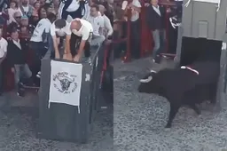 thumb vk toro terror 570 kilo stier breekt door veiligheidshekje en zaait paniek tijdens spaans paasfeest
