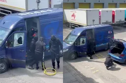 thumb vk beelden van brute overval op geldtransport in newport gaan keihard rond