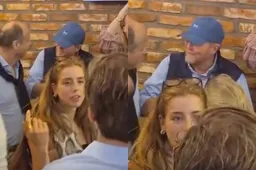 thumb vk legendarisch koning willem alexander ook in de rij voor kapsalon bij jaffa shoarma in rotterdam