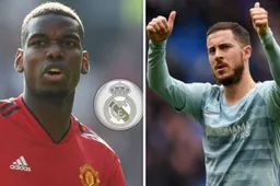 Transferbom: 'Eden Hazard én Paul Pogba trekken naar Real Madrid'