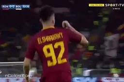Totti kijkt met open mond naar dit heerlijke doelpunt van El Shaarawy (video)