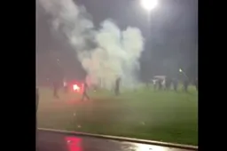 Deze ongelooflijke taferelen ontsieren wedstrijd van Aalst (video)