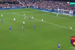 Geniale assist van Messi en héérlijke goal van Alba brengen Barcelona terug in de match (video)