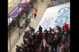 Zo gingen Anderlecht-fans met de vlag van harde kern Standard aan de haal (video)