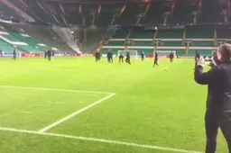 Teodorczyk is er helemaal klaar voor en maakt deze héérlijke goal in Celtic Park (video)