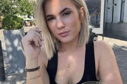 Sexy Charleroi-WAG Kaatje gooit BH uit en pakt uit met doorschijnend kleedje