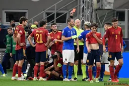 Spanje laat tienkoppig Italië geen kans in halve finale Nations League