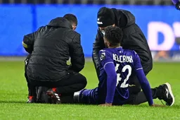 Drama voor Anderlecht blijft duren: Ingevallen Delcroix opnieuw geblesseerd out