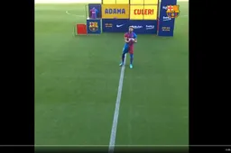 Barcelona-aanwinst gaat viraal en laat voorgangers helemaal verbleken (VIDEO)