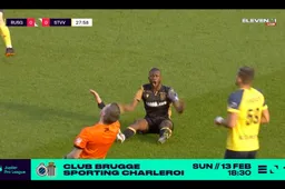 Hét beeld van de week komt uit Union-STVV: "Kijk naar zijn reactie!" (VIDEO)