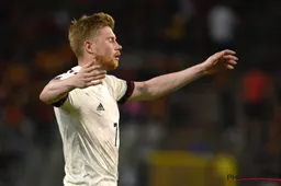 Bondscoach Roberto Martinez zet Kevin De Bruyne uit de ploeg bij Rode Duivels