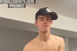 Filmpje van ontblote De Ketelaere gaat België rond: "Zie hem doen!" (VIDEO)