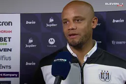 Kompany over toekomst van Anderlecht: "Het ziet er niet rooskleurig uit"