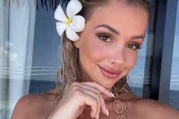 WAG Emma Heesters troost Wesley Hoedt met enorm diepe decolleté: "Asjemenou!"