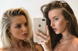 Luna en Lenthe Stevens spelen kleren uit en doen Instagram crashen: "WTF"