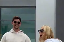 Thibaut Courtois verbaast iedereen samen met Mishel: "Zie hem doen!" (VIDEO)