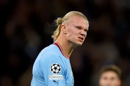 Haaland schrikt zich helemaal kapot na Messi-nieuws