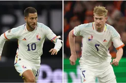 Belgische fans snappen er niets van: Hazard troeft onverwachts De Bruyne af