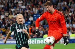 Ijzersterke Thibaut Courtois helpt Real in doelpuntenfestival op kampioenenbal