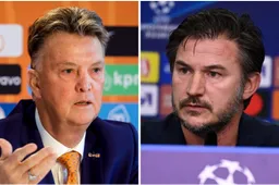 Oranje-coach Louis van Gaal richt zich plots tot Club Brugge-trainer Carl Hoefkens