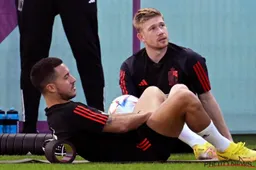 Opschudding bij Rode Duivels: De Bruyne en Hazard trainen niet mee met de groep