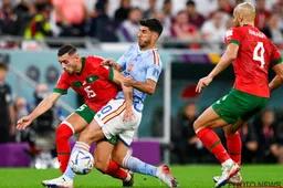 Spanje laat zich verrassen door Marokko en ziet ongeziene strafschoppen beslissen