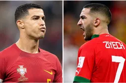 Marokkaanse voetbalhelden zorgen voor enorme stunt en zwaaien C. Ronaldo uit