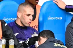 Anderlecht houdt hart vast na slecht nieuws over topschutter Islam Slimani