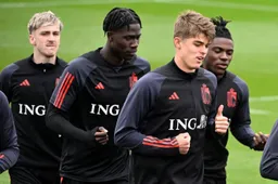 De Ketelaere tijdens voorbereiding op Zweden met grond gelijkgemaakt