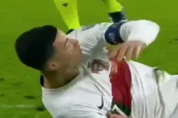 Déze ‘zielige’ beelden van Ronaldo gaan nu de hele wereld rond (VIDEO)