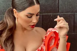 Ex-WAG Yolanthe Cabau trekt niemendalletje aan en geeft zo boezem prijs