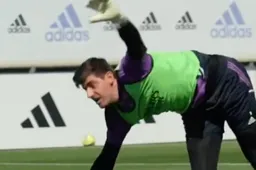 Thibaut Courtois pakt zéér verrassend uit bij Real: “Wat doet hij?!” (VIDEO)