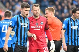 Club Brugge-doelman Simon Mignolet hard aangepakt na zware flater