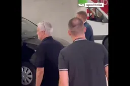 Razende Mourinho belaagt scheidsrechter in ondergrondse parking (VIDEO)