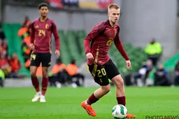 Arthur Vermeeren krijgt bijzonder slecht nieuws te horen na wedstrijd tegen Ierland