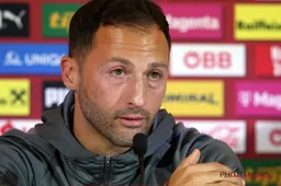 ‘Bondscoach Domenico Tedesco niet mals voor De Ketelaere’