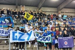 Uniek: Fans én spelers van Geel en Hasselt verbroederen samen