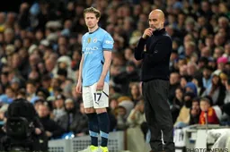 Pep Guardiola is klaar met Kevin De Bruyne