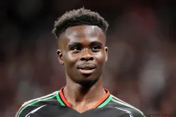 'Bukayo Saka verlaat Arsenal voor déze topclub: 120 miljoen euro'