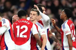 Trossard doet het voor voor Arsenal in CL