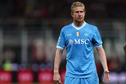 De Bruyne zorgt met opvallende actie voor complete verbazing bij Napoli