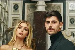 Thibaut Courtois nu met verloofde Mishel Gerzig zoals je hen nog nooit zag