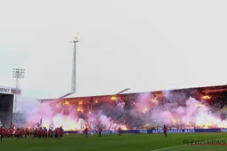 KBVB neemt harde maatregelen na illegale bom bij Antwerp