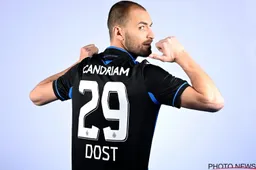 Bas Dost schrikt zich meteen rot bij Club Brugge: "Ik moét het zeggen"