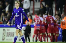 Anderlecht gaat alweer met schaamrood op de wangen onderuit
