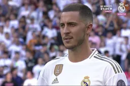 En dan doet Eden Hazard plots dít in volgepakt Bernabéu (VIDEO)
