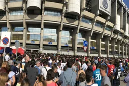 Zelfs fans van Barcelona komen naar Bernabéu om Hazard te zien (VIDEO)