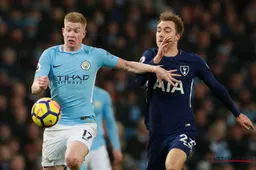 Fenomenale De Bruyne speelt Tottenham van kastje naar de muur