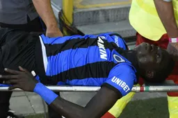 Schandelijke aanslag: Fai trapt Diatta van het veld