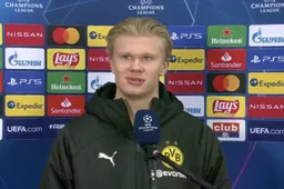 Haaland geeft het meest bizarre interview ooit na zege tegen Club Brugge (VIDEO)
